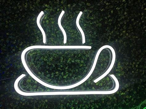 Led Coffee Cup Neon Sign Coffee Espresso For Kitchen Bar Restaurant