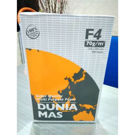 Jual Kertas HVS F4 70gr Dunia Mas Shopee Indonesia