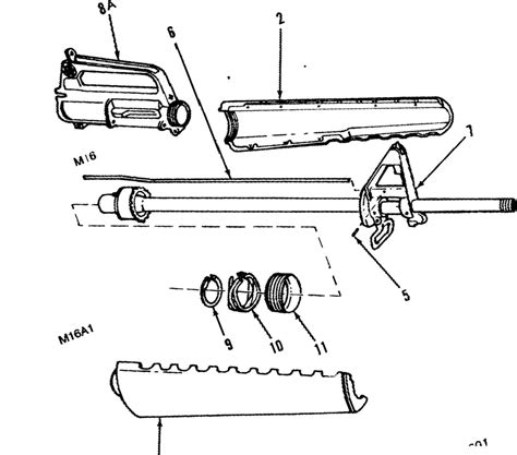 M16a1 Diagram