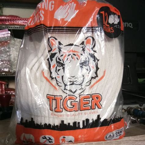 Jual Working Gloves Tiger Sarung Tangan Kain Katun Rajut Benang