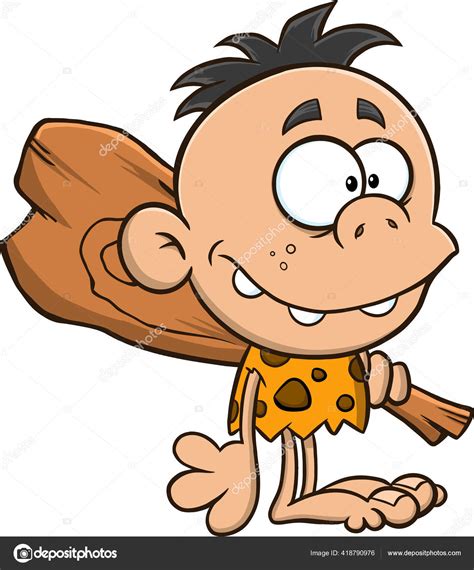 Caveman Cartoon Character