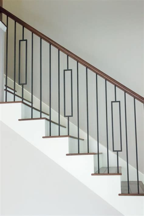 Open Railing Stairs With Wrought Iron Balusters Avbinc White Hot Sex Picture