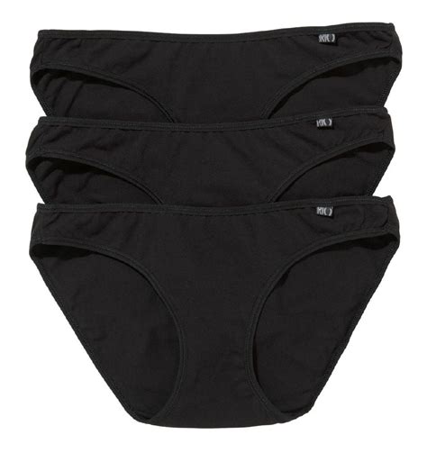 Rio Women S Bikini Briefs Pack Black The Warehouse