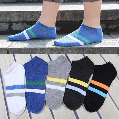 Buy Pair Men Women Sports Casual Sock Ankle Sock Cotton Breathable