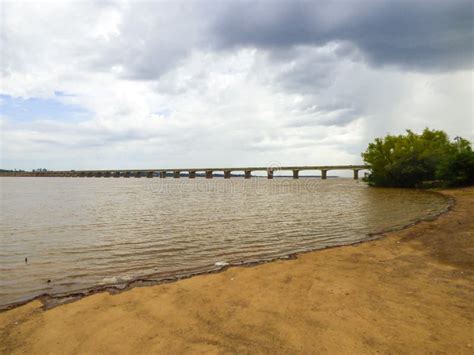 A View of Uruguay River and the International Bridge between Brazil and ...