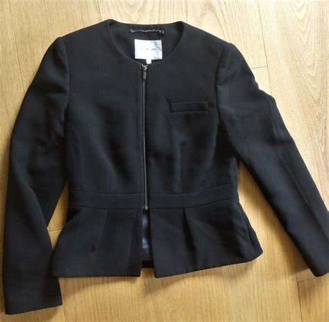 L K Bennett Elegante Schwarze Jacke Gr UK 12 EUR 40 Kaufen Auf