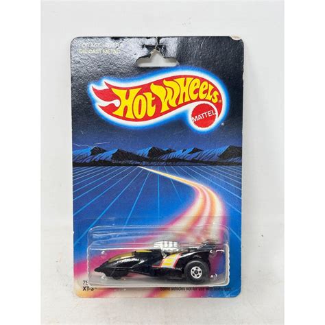 Vintage Hot Wheels Xt 3 Black Diecast With Black Walls Etsy