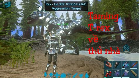 Ark Zmobile T P Taming T Rex V B O K Nh Ark Mobile Youtube