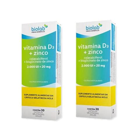 Un Vitamina D Ui Zinco Mg C Psulas Biolab