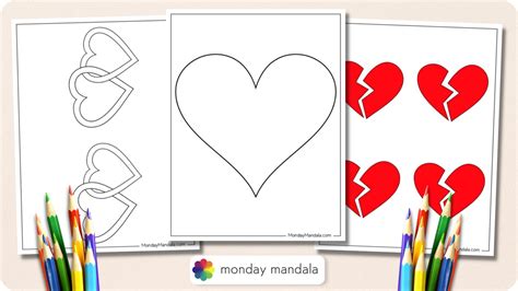 62 Heart Templates Free Pdf Printables