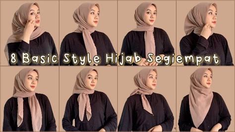 Tutorial Hijab Segi Empat Simpel Cantik Untuk Sehari Hari Wajib