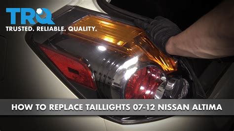 Nissan Altima Tail Light Replacement