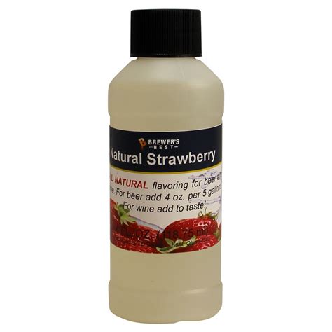 Strawberry All Natural Flavouring Extract 4 Fl Oz