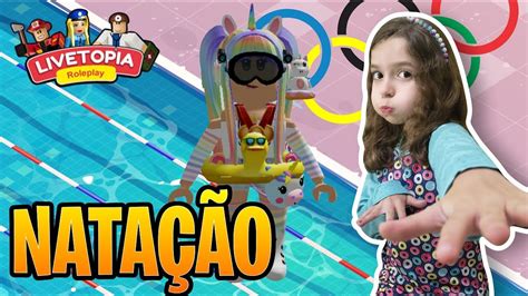 CHEGOU novas atualização ROBLOX LIVETOPIA parque de NATAÇÃO SEGREDOS