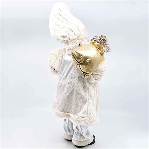 Gold Ivory Santa Claus 45cm Christmas Elves
