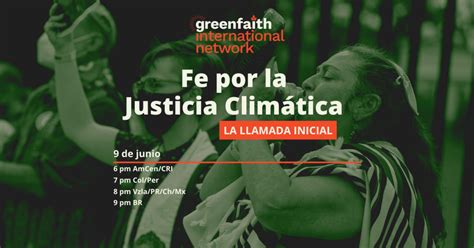 Convocatoria De “fe Por La Justicia Climática”