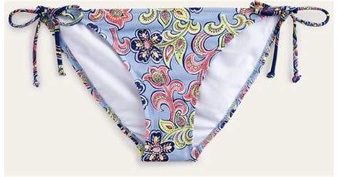 Boden String Bikini Bottoms Blue Blizzard Botanic Tavern Lyst