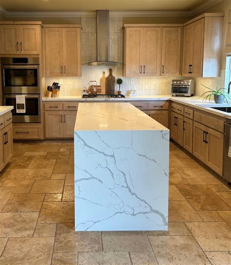 This Partial Kitchen Remodel Shows How To Work With Travertine Tile Floors — Designed