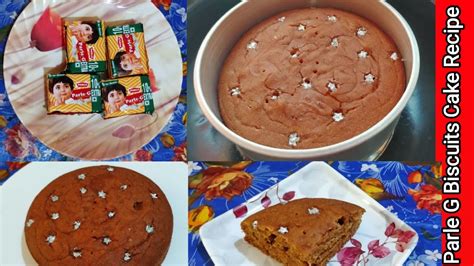 Parle G Biscuit Cake Recipe In Hindi Without Oven Parle G Biscuit