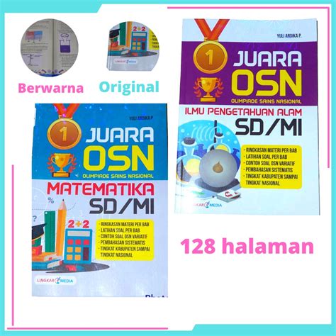 Jual Rangkuman Latihan Soal Juara Osn Olimpiade Sains Nasional Ipa Dan