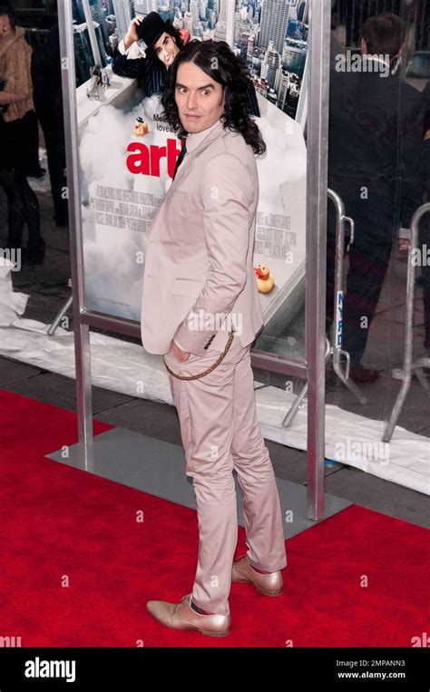 Russell Brand Walks The Red Carpet At The Premiere Of Arthur A