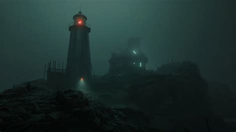 Lighthouse Dark Post Apocalyptic Sleep Music Mysterious Ambient