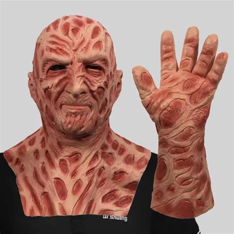 Freddy Horror Maske Cosplay Horror Halloween Kost M Terror Freddy