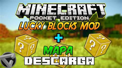 Mod Lucky Blocks Mapa Para Jugarlo Minecraft PE 0 12 1 YouTube