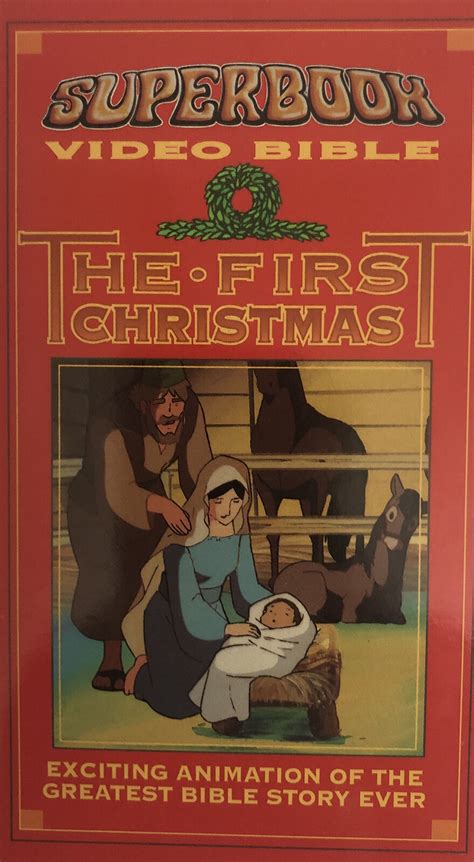 The First Christmas Superbook Video Bible Vhs Animated Birth Of Jesus