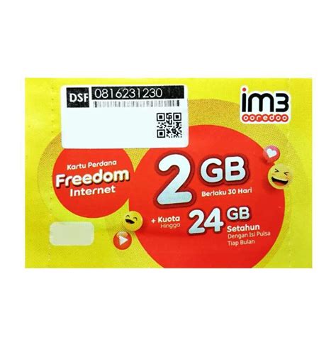 Jual Indosat Im3 Ooredoo Nomor Cantik 0816 231 230 Kartu Perdana Angka