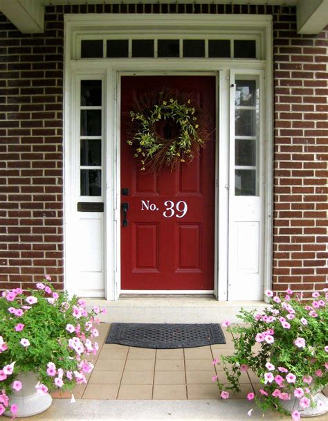 Door Colors For Red Brick House