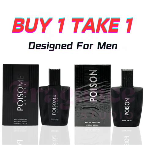 BUY 1 TAKE 1POISON Perfume Spray For Men Long Lasting Fragrance Eau