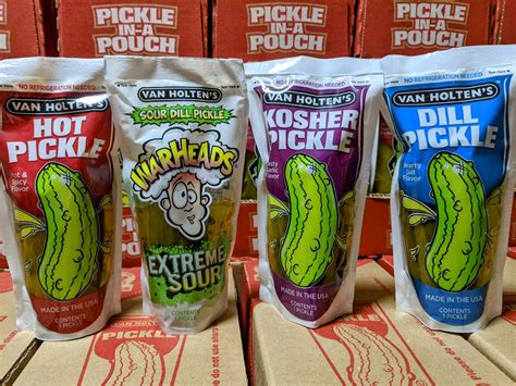 Van Holten S Jumbo Pickle Selection Featuring Dill Pickle Hot Pickle