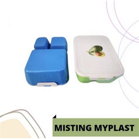 Jual Lunch Box Misting Clara Myplast Kotak Makan Sekat Shopee Indonesia