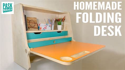 How To Make A Desk Out Of Folding Table | Brokeasshome.com