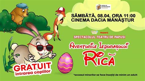 Aventurile Iepura Ului Ric Teatru De P Pu I Cu Marionete Mascote Si