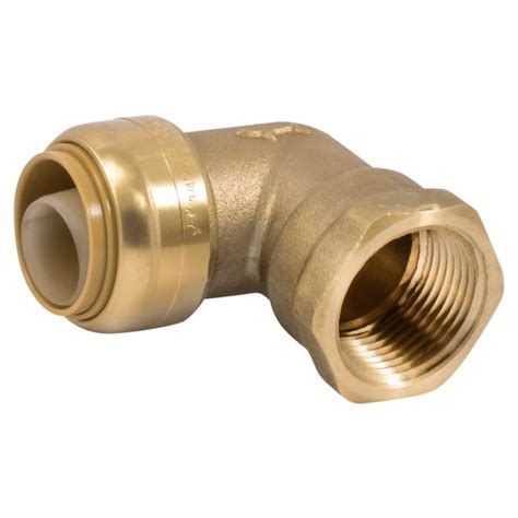 Sharkbite Push To Connect Fittings 45 Degree Brass Street Elbow Push