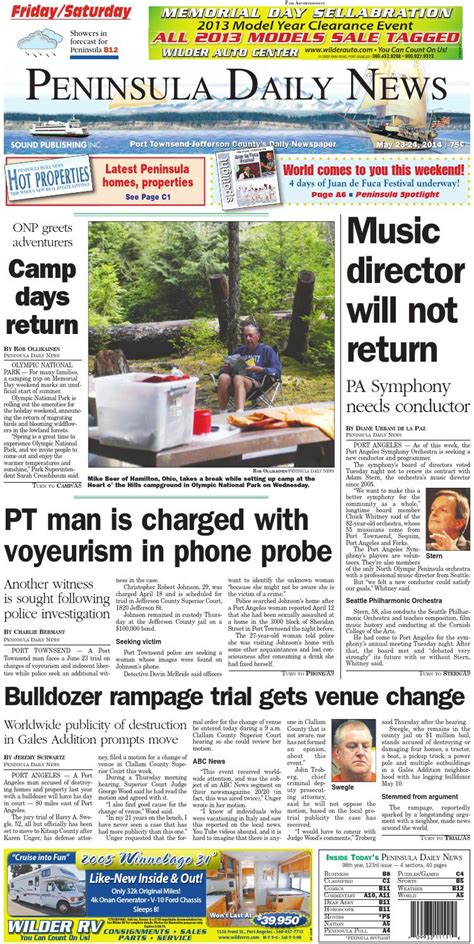 Pdn20140523j By Peninsula Daily News And Sequim Gazette Issuu