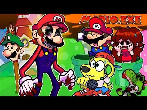 Mario Nooo Friday Night Funkin Mario Exe Cursed Full Mod Fnf Mods