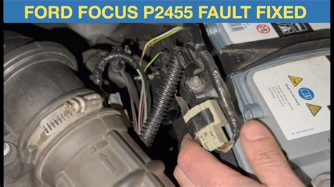 Ford Focus P2455 Dpf Pressure Sensor Fault Code Fixed Youtube