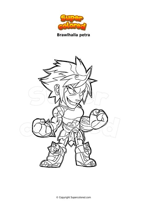 Coloring Page Brawlhalla Azoth