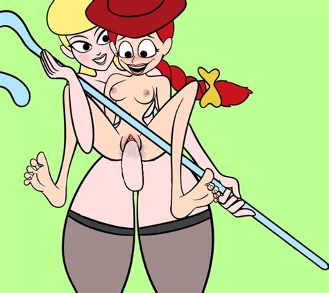 Rule 34 1futa 1girls 2girls Bo Peep Dickgirl Disney Edit Edited Female Futa On Female Futanari