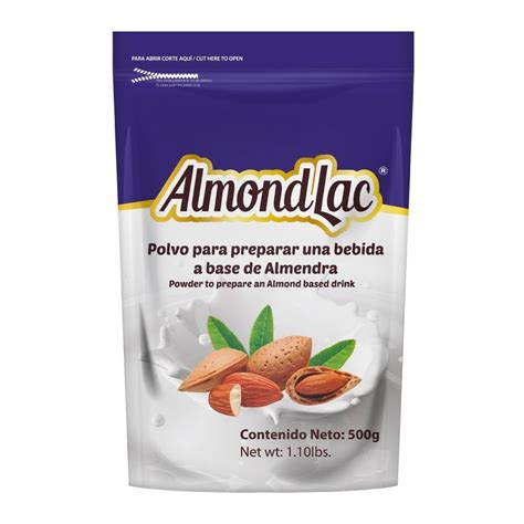 Polvo Para Preparar Bebida AlmondLac A Base Del Almendra 500 G Walmart