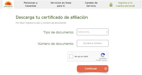 Cómo descargar el certificado de cesantías de Porvenir