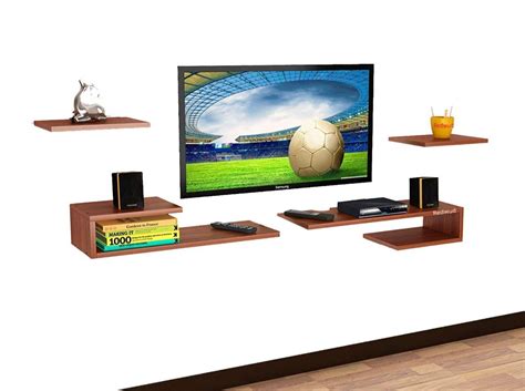 Wall Mount Engineered Wood Tv Entertainment Unittv Cabinettv Standtv Unit At Rs 1589 In Noida