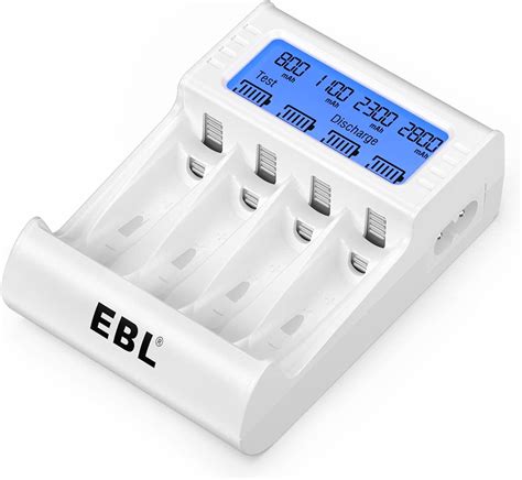 Amazon EBL LCD AA AAA Battery Charger RM 72 1 Hour Rapid Battery