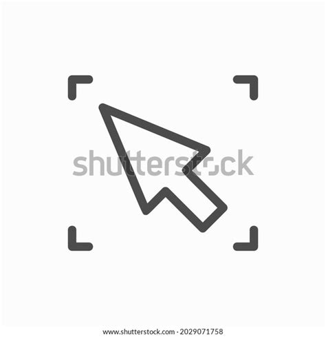 Computer Mouse Click Pointer Cursor Arrow Stock Vector Royalty Free