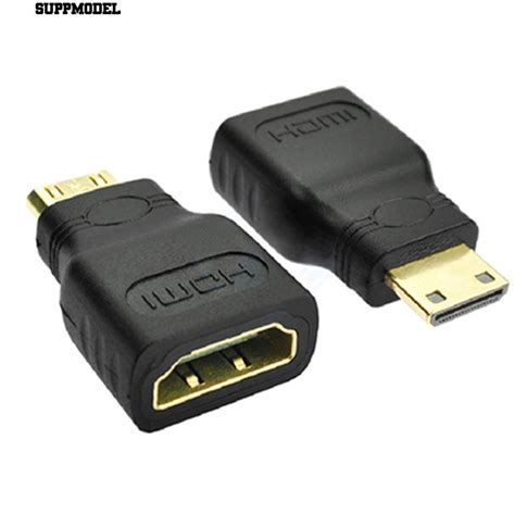 ⏲1 Pc 1080p Hdtv Mini Hdmi Male Type C To Hdmi Female Type A Adapter