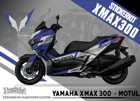 Hugsticker Yamaha Xmax Motul Decals Sticker Kit High Quality Bike