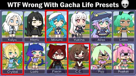 Bro Wtf Wrong With Gacha Life Presets 💀 Youtube